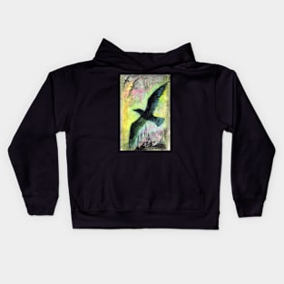 Birds soaring upwards Kids Hoodie